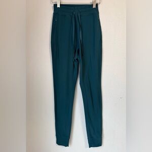 Buffbunny Collection Green Drawstring Stretch Joggers Women’s Size XXS Pockets